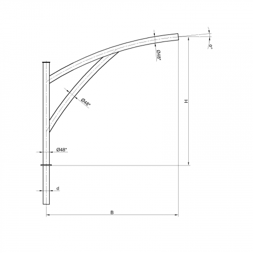 Кронштейн К70-1,0-1,5-1-1