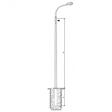 Опора МКС-11Ф-1,0